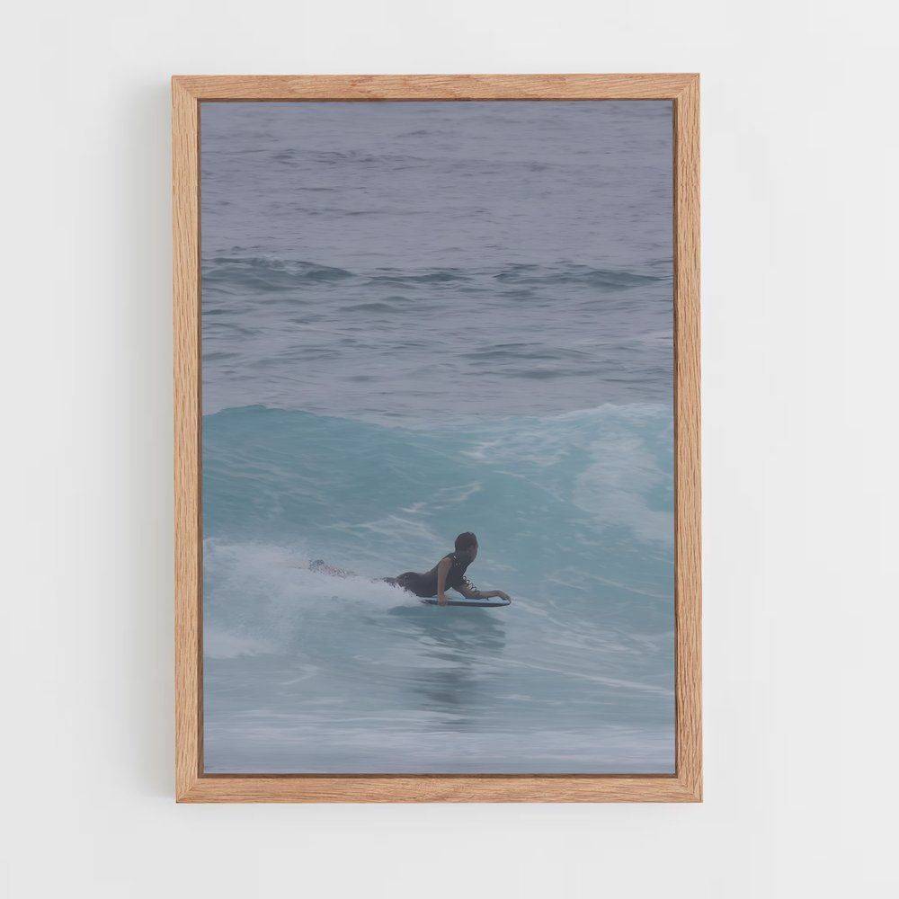 Poster Vague Électrique – affiche Bodyboard (vue 4)